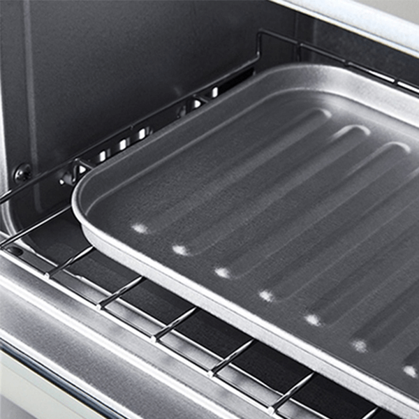 Electric Oven with Square Rounded corner Baking Pan